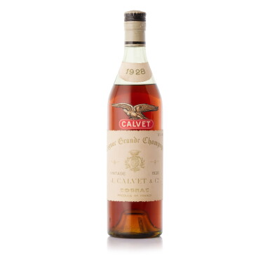 View full screen - View 1 of Lot 9603. Calvet Vintage Cognac 40.0 abv 1928 (1 BT70).