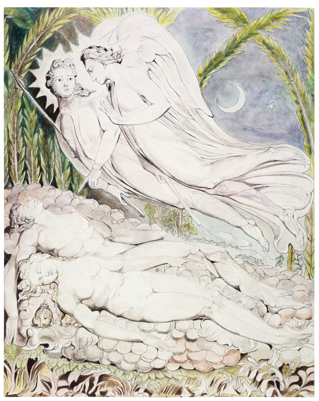 View full screen - View 1 of Lot 89. Adam and Eve Asleep.