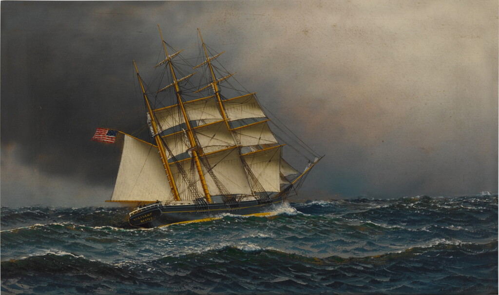 View full screen - View 1 of Lot 108. The Barque Vigilant.