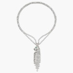 Emerald, Onyx and Diamond 'Panthère' Pendent Necklace