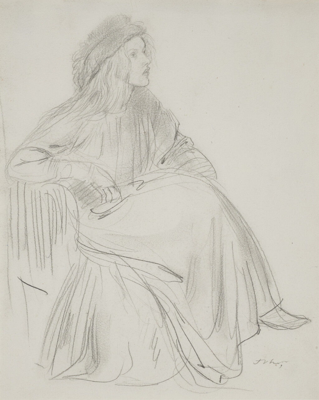 View full screen - View 1 of Lot 68. Portrait of Euphemia Lamb.