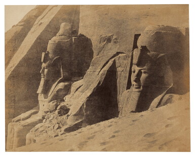 View full screen - View 1 of Lot 24. Egypt—attributed to Robert Murray | Temple of Abou Simbel, c.1857.