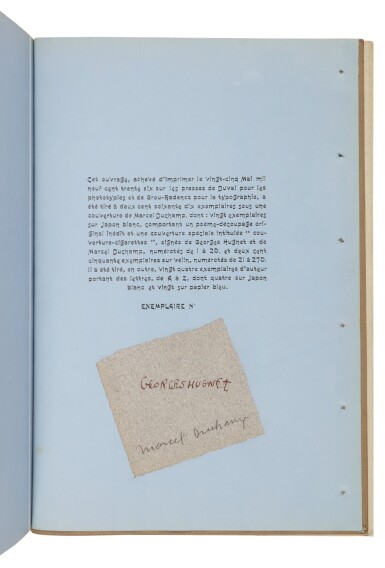 La Septieme Face Du De Paris Jeanne Bucher 1936 Dada Data Books And Boites By Marcel Duchamp And Others Sotheby S La Septieme Face Du De Paris Jeanne Bucher 1936 Dada Data Books And Boites By Marcel Duchamp And Others Sotheby S