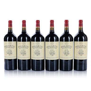 View full screen - View 1 of Lot 185. Château Malartic La Gravière 2009 (6 MAG).