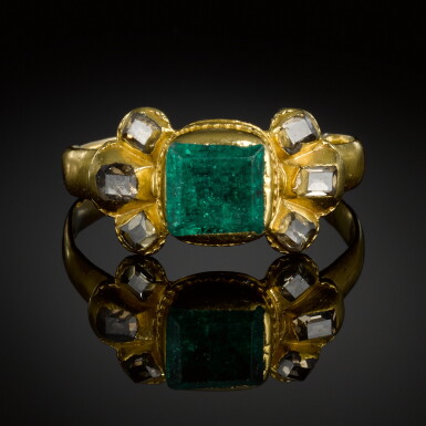 View full screen - View 1 of Lot 6. Spanish or Portuguese, late 17th/ early 18th century | Ring.