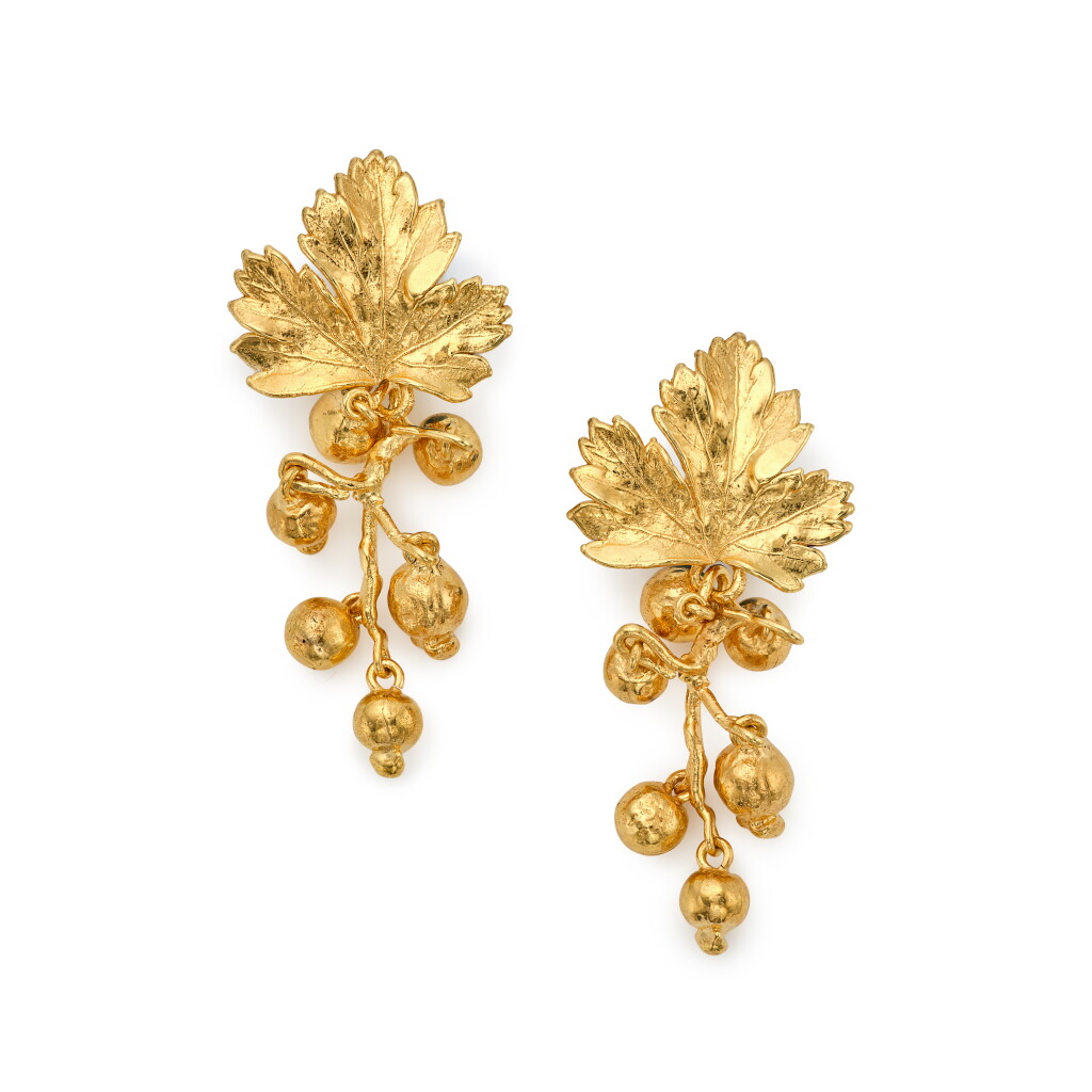 View full screen - View 1 of Lot 53. 'Groseilles' (Gooseberry) Earrings.