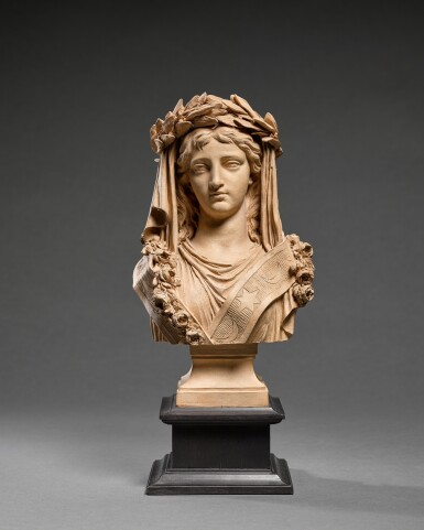 View full screen - View 1 of Lot 15. Bust of Iphigenia.