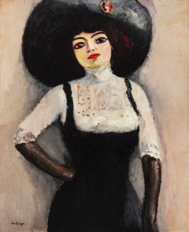 View full screen - View 1 of Lot 22. La Dame en noir.