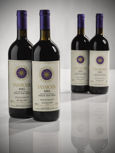 View full screen - View 1 of Lot 78. Sassicaia 1985 (4 BT).