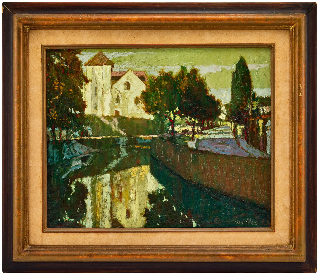 View full screen - View 1 of Lot 2126. Jean Pesce | L’Eure à chartres 沙特爾厄爾河畔.