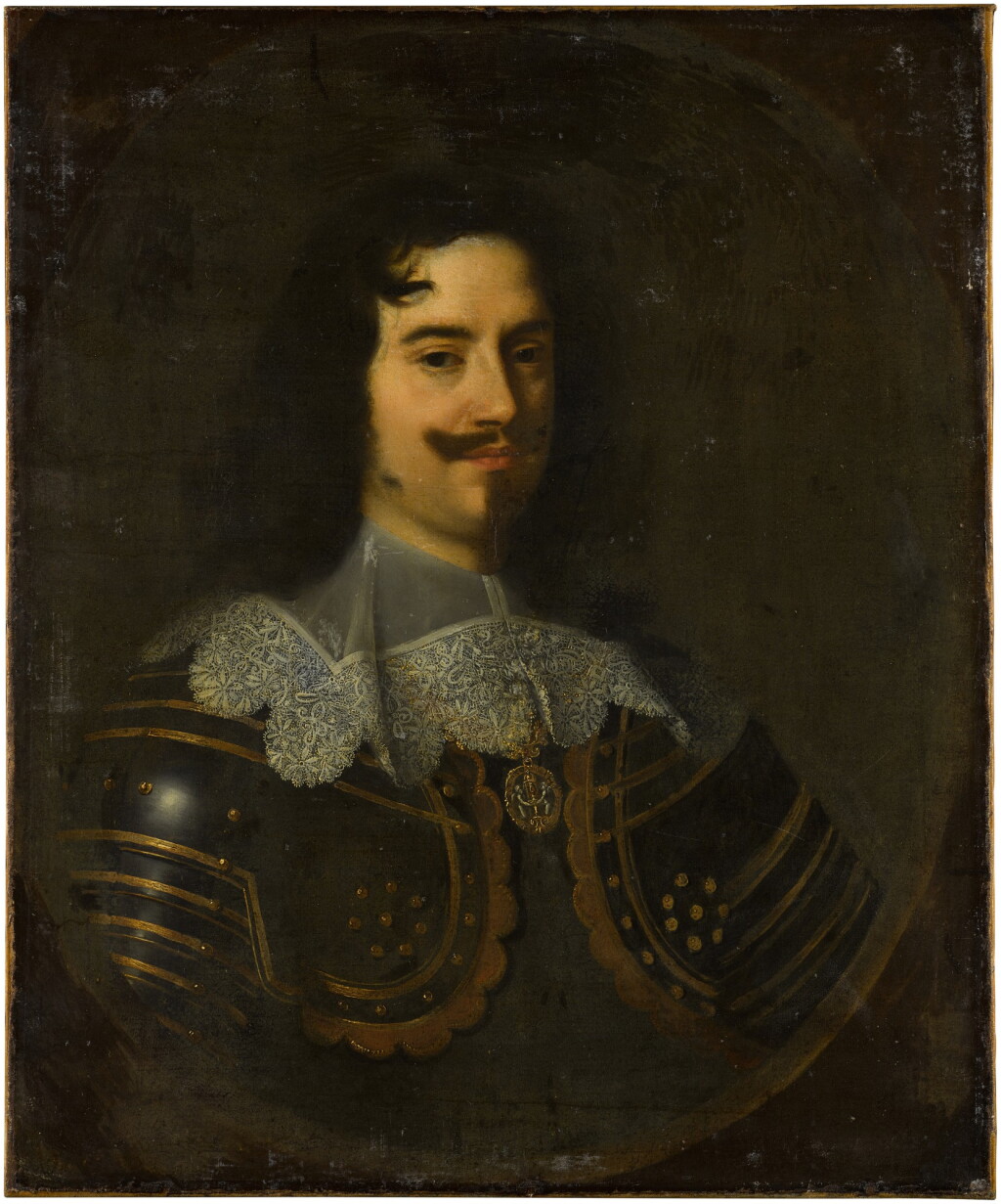 View full screen - View 1 of Lot 92. Portrait of a knight in armour, wearing the badge of the Ordine del Redentore.