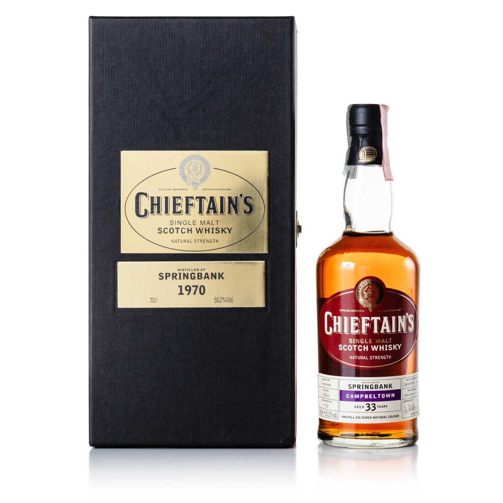View full screen - View 1 of Lot 271. Springbank Ian MacLeod Chieftain's 33 Year Old 50.2 abv 1970 (1 BT 70cl).