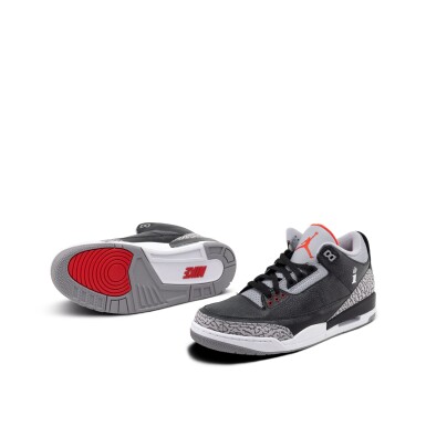 View full screen - View 1 of Lot 898. Nike Air Jordan 3 Retro ‘Interscope Records Black Cement’ | Size 11.5.