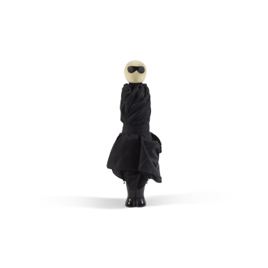 View full screen - View 1 of Lot 93. An umbrella representing Karl Lagerfeld, from Pylônes.