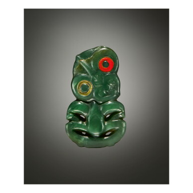 View full screen - View 1 of Lot 1. MAORI PENDANT (HEI TIKI).
