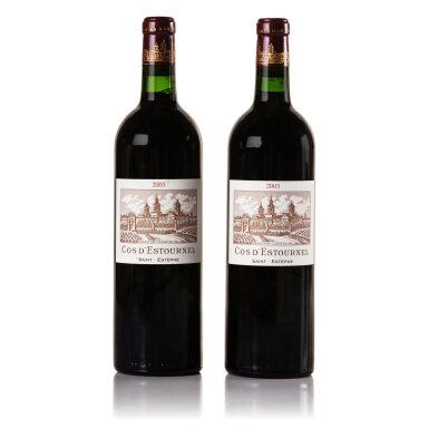 View full screen - View 1 of Lot 501. Château Cos d'Estournel 2003 (2 BT).