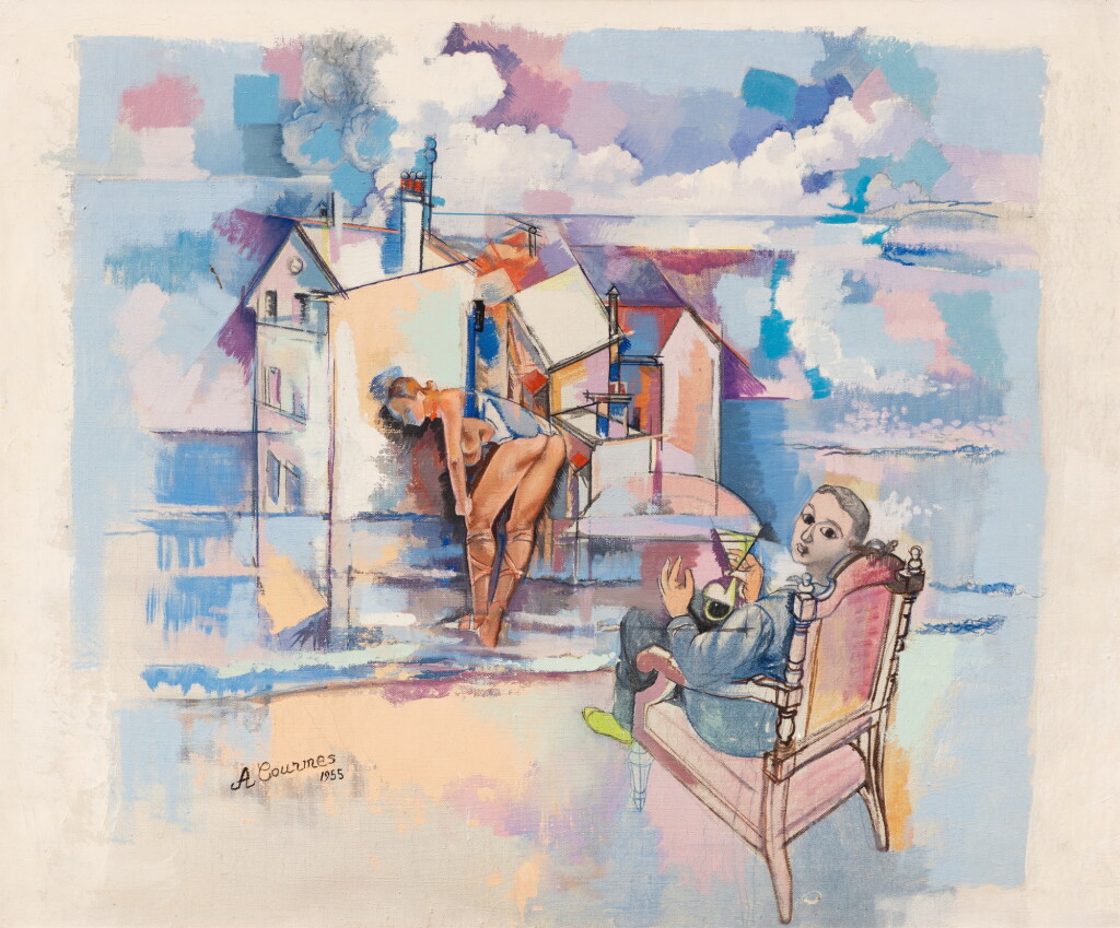 View full screen - View 1 of Lot 115. Maison et baigneuse.