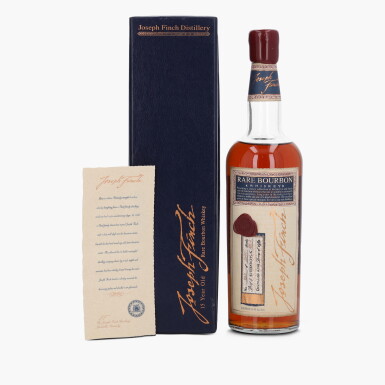 View full screen - View 1 of Lot 2447. Joseph Finch Rare Bourbon 15 Year Old 86.8 Proof 1981 (1 Bottle 75cl).