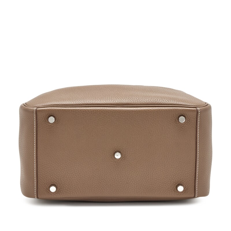 Hermès Etoupe Clemence Lindy 30 Palladium Hardware, 2019 Available For Immediate Sale At Sotheby's