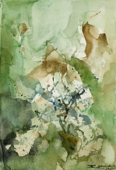 View full screen - View 1 of Lot 153. Zao Wou-Ki 趙無極 | Untitled-14.06.2003 無題—14.06.2003.