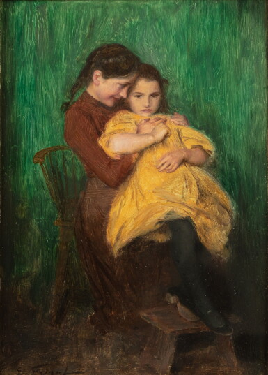View full screen - View 1 of Lot 190. The Childhood Grief | Le chagrin d’enfant.