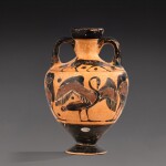 An Attic Black-figured Amphoriskos, circa 575-525 B.C.