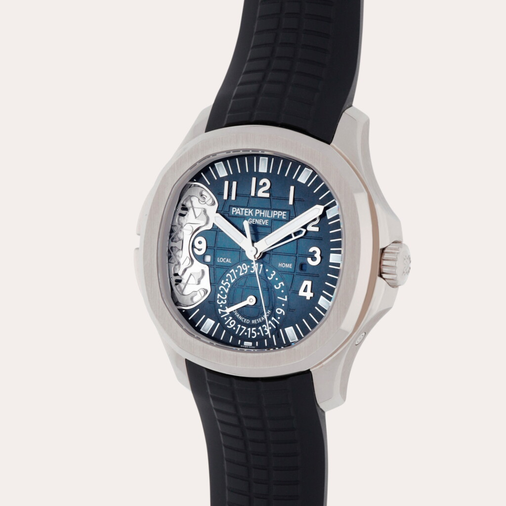 View full screen - View 1 of Lot 69. Aquanaut Travel Time 'Advanced Research', Reference 5650G-001 | A limited edition open-work dual time zone wristwatch with date and day/night indication | Circa 2017.