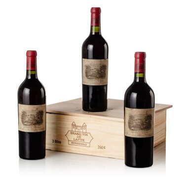 View full screen - View 1 of Lot 48. Château Lafite 1924 (3 BT).