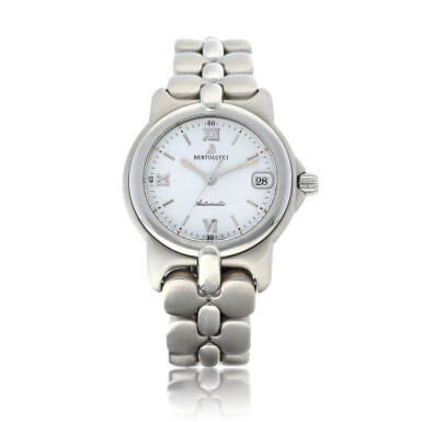 View full screen - View 1 of Lot 8329. Reference 134.55.41.120 | A stainless steel bracelet watch with date, Circa 2006 | 型號134.55.41.120 | 精鋼鏈帶腕錶,備日期顯示,約2006年製.