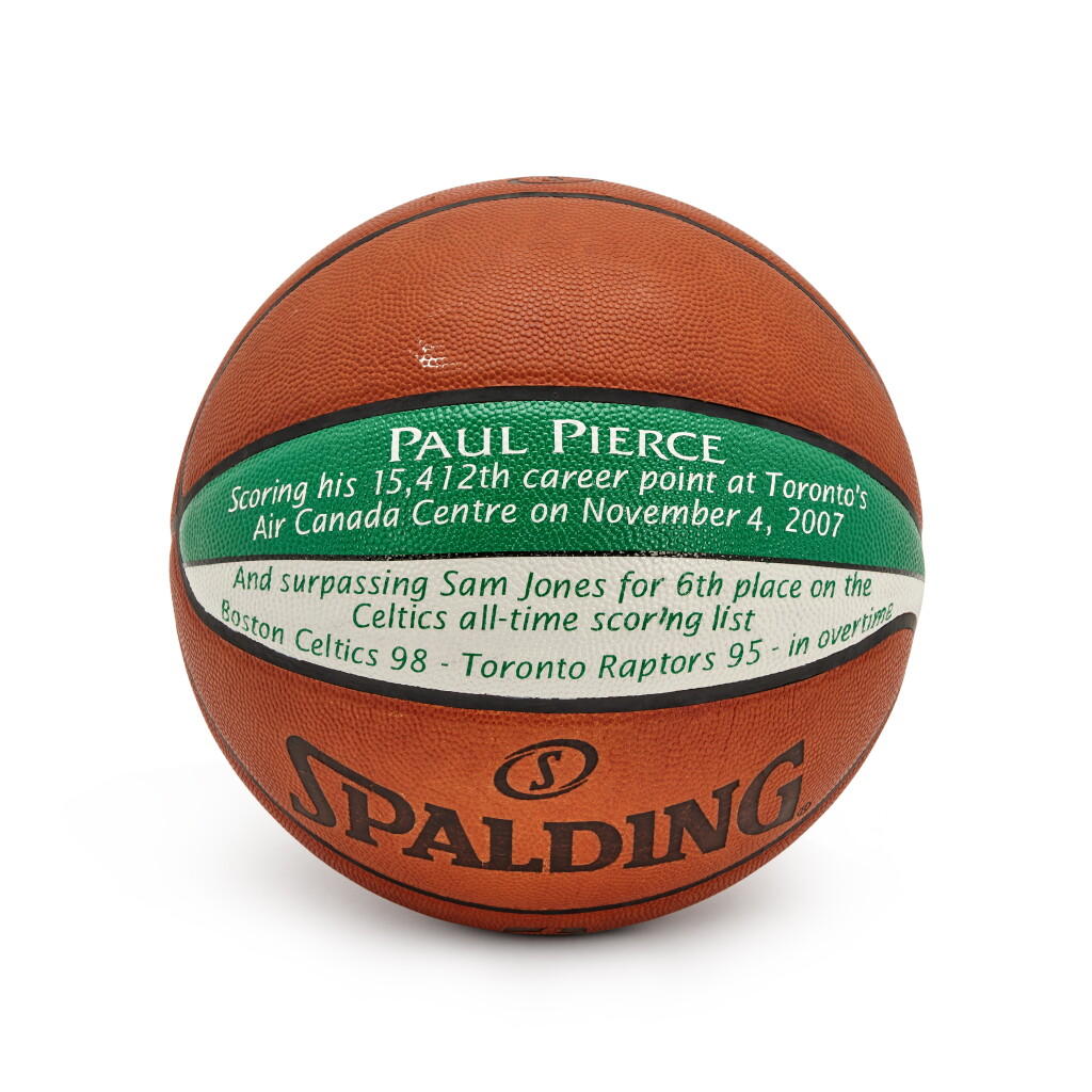 View full screen - View 1 of Lot 31. Paul Pierce 2007-2008 Boston Celtics Basketball | 6th Place in Celtics Scoring Attribution.