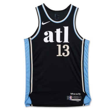 View full screen - View 1 of Lot 75. Bogdan Bogdanović Atlanta Hawks 2023-2024 In-Season Tournament Game Worn City Edition Jersey .