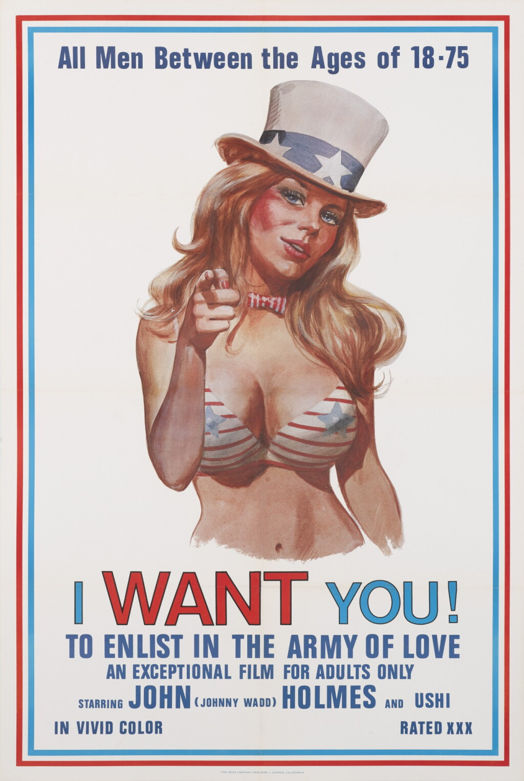 View full screen - View 1 of Lot 92. I Want You! (1970), poster, US.