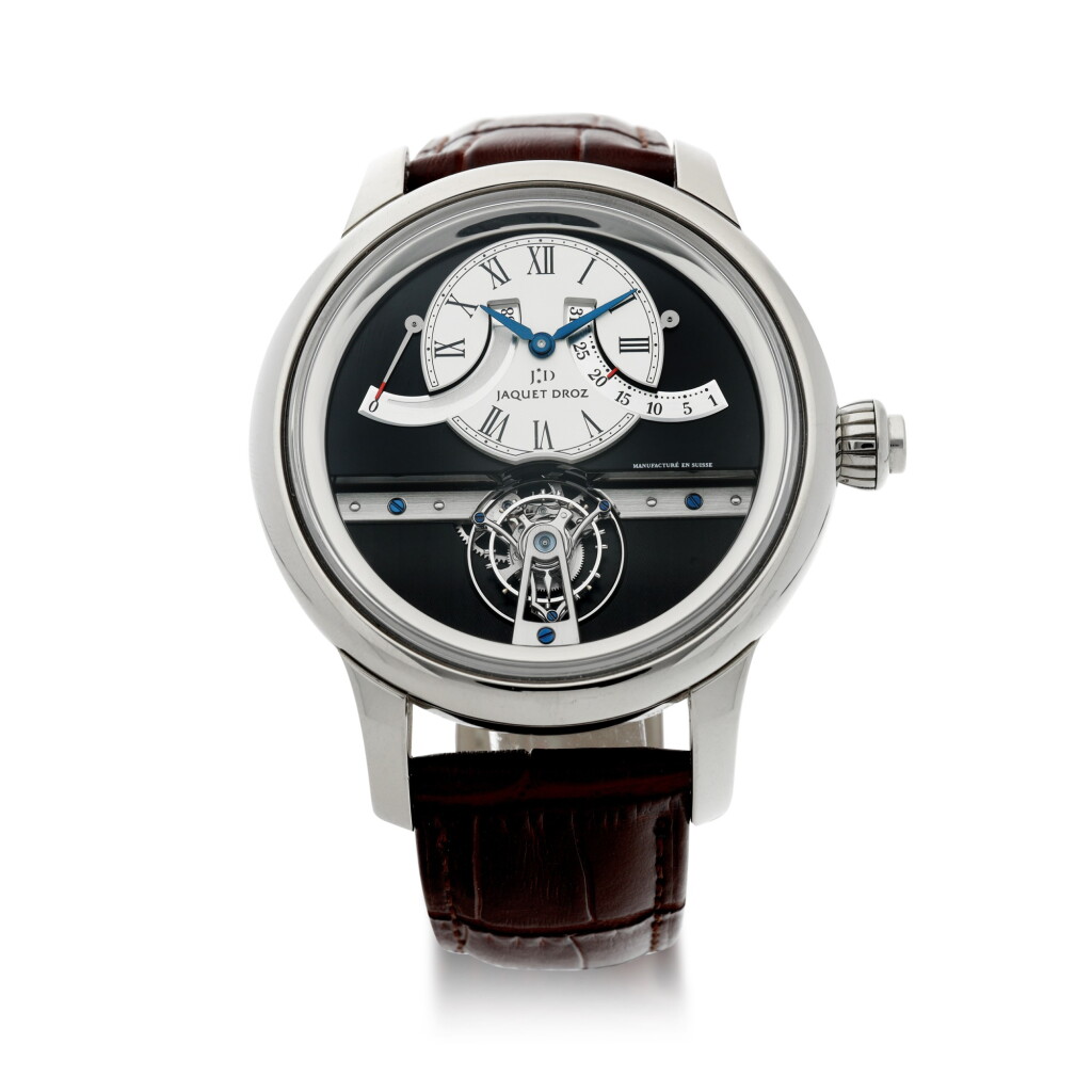 View full screen - View 1 of Lot 183. REFERENCE J028034201 GRANDE SECONDE TOURBILLON A LIMITED EDITION WHITE GOLD TOURBILLON WRISTWATCH WITH RETROGRADE DATE AND POWER RESERVE INDICATION, MADE IN 2009.