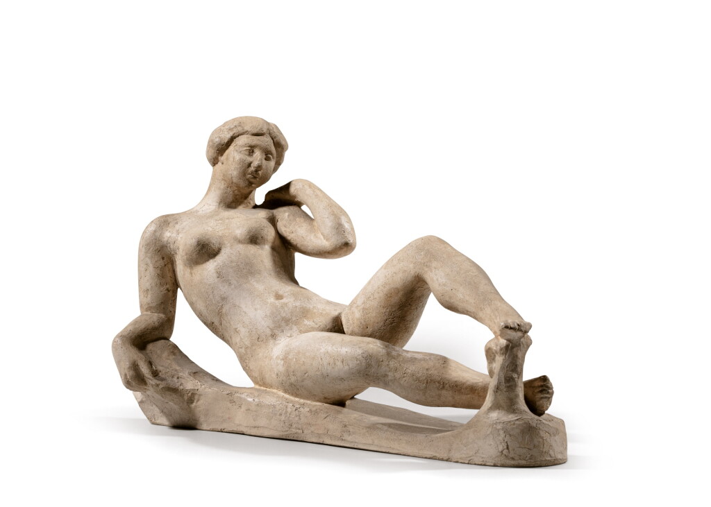 View full screen - View 1 of Lot 178. Jeune fille couchée (Étude pour "Le monument à Paul Cézanne").