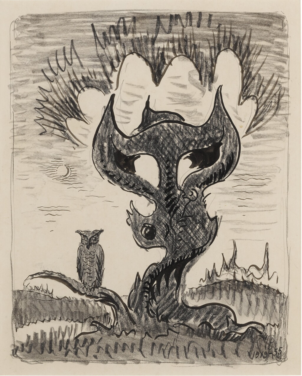 View full screen - View 1 of Lot 101. The Tree of the Owl.