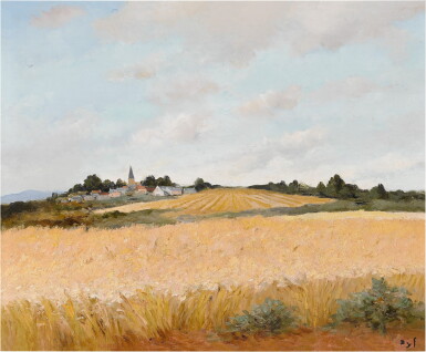 View full screen - View 1 of Lot 111. MARCEL DYF | BLÉS À ST. ARMEL (MORBIHAN, SUD BRETAGNE).