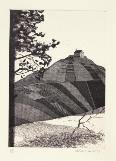 View full screen - View 1 of Lot 29. DAVID HOCKNEY, R.A. | A WOODED LANDSCAPE (S.A.C. 75; MCA TOKYO 72).