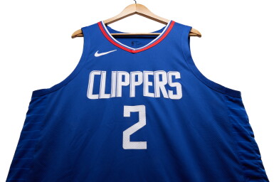 View full screen - View 1 of Lot 129. Kawhi Leonard Los Angeles Clippers 2023-2024 Game Worn Icon Edition Jersey .