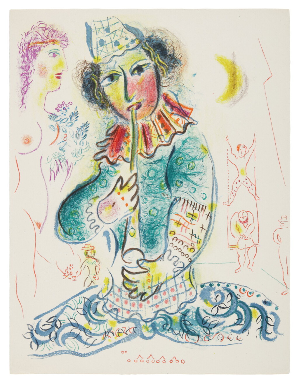 View full screen - View 1 of Lot 50. MARC CHAGALL | THE CIRCUS: ONE PLATE (M. 527; SEE C. BKS. 68).