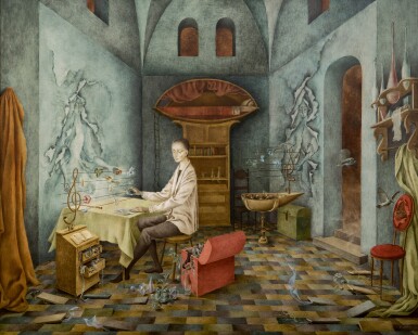View full screen - View 1 of Lot 1004. REMEDIOS VARO | ARMONÍA (AUTORRETRATO SUGERENTE) .