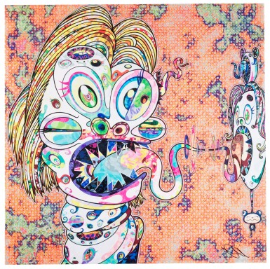 View full screen - View 1 of Lot 14. TAKASHI MURAKAMI | HOMAGE TO FRANCIS BACON (STUDY FOR HEAD OF ISABEL RAWSTHORNE; AND GEORGE DYER).