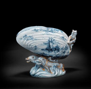 View full screen - View 1 of Lot 43. "Frog on a Shell" Centerpiece.