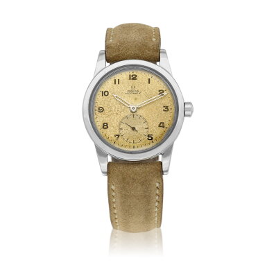 View full screen - View 1 of Lot 8257. Seamaster, Reference 2576 | A stainless steel wristwatch, Circa 1949 | 歐米茄 海馬系列 型號2576 |精鋼腕錶,約1949年製.