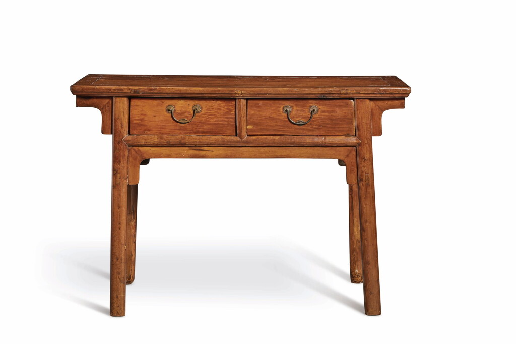 View full screen - View 1 of Lot 571. A 'nanmu' two-drawer coffer, Late Qing dynasty | 清末 楠木聯二櫥.