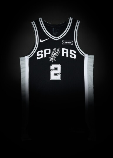 View full screen - View 1 of Lot 3. Dylan Harper ‘Rookie Debut’ San Antonio Spurs 2025-2026 NBA Tip-Off Game Worn Icon Edition Jersey.