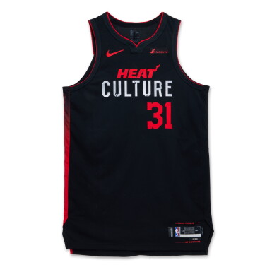 View full screen - View 1 of Lot 109. Thomas Bryant Miami Heat 2023-2024 Game Worn In-Season Tournament City Edition Jersey .