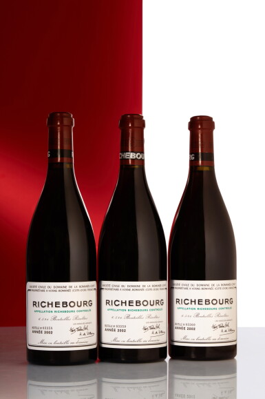 View full screen - View 1 of Lot 3. Richebourg 2002 Domaine de la Romanée-Conti (6 BT).