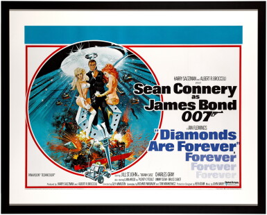 View full screen - View 1 of Lot 177. Diamonds Are Forever (1971), Poster, British .