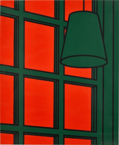 View full screen - View 1 of Lot 161. PATRICK CAULFIELD R.A | INTERIOR: EVENING (C. 20).