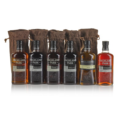 View full screen - View 1 of Lot 205. Highland Park Single Cask Series Selection NV (6 BT 70cl).